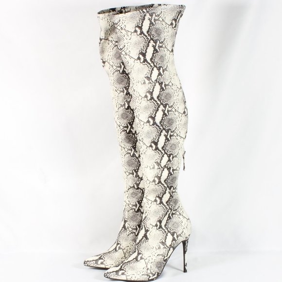 Steve Madden Shoes - Steve Madden Over the Knee High Heel Zipper Boots